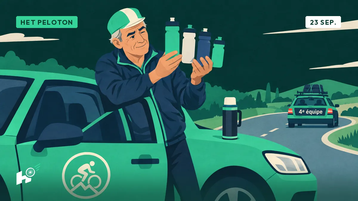 Nico Denz tekent bij zijn vierde ploeg, Rik ziet een bidon die van camion verandert