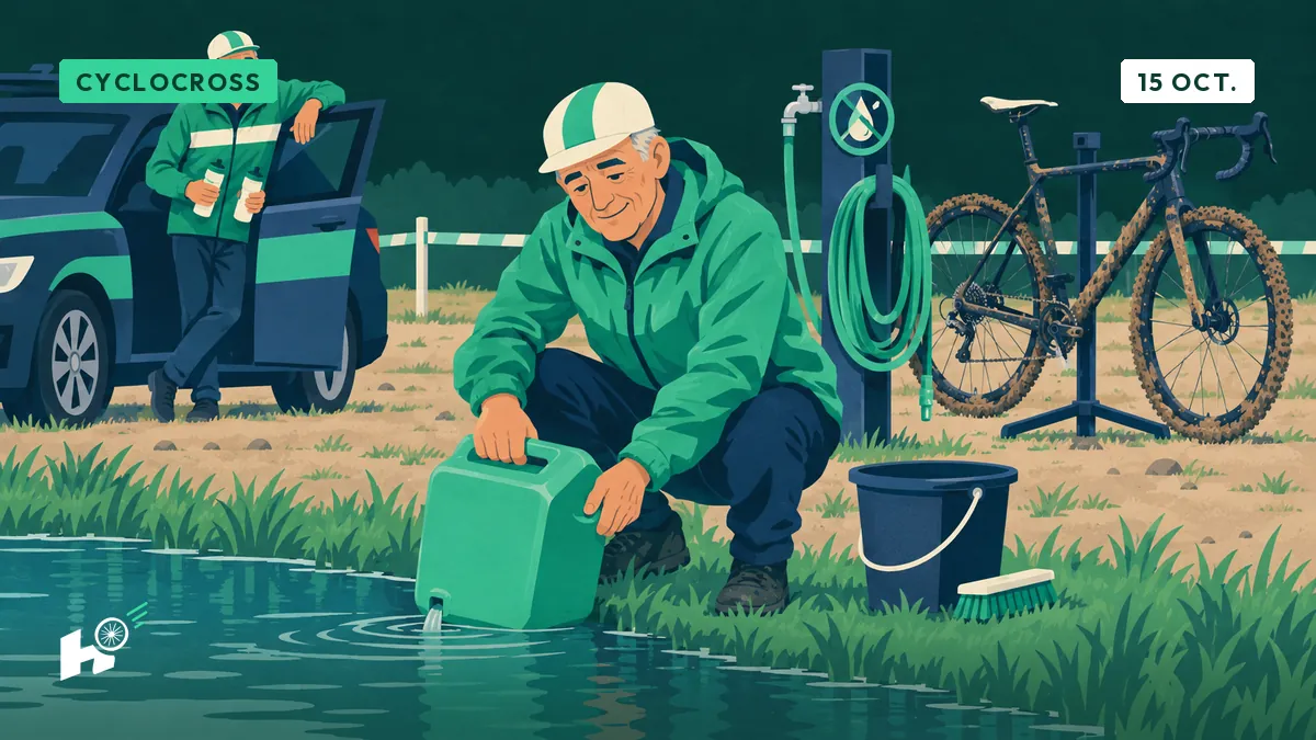 Sans eau du réseau à Nommay, les mécanos du cross iront à l&rsquo;étang, Rik pense au seau